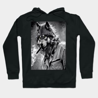 The Smoking Wolf Hoodie